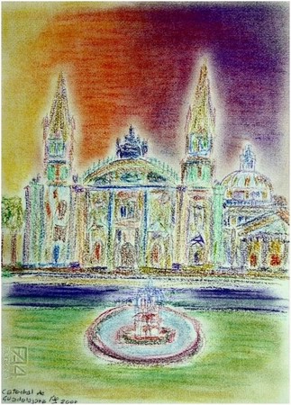 Catedral de Guadalajara - carboncino
