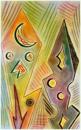 Madre e figlio carboncino